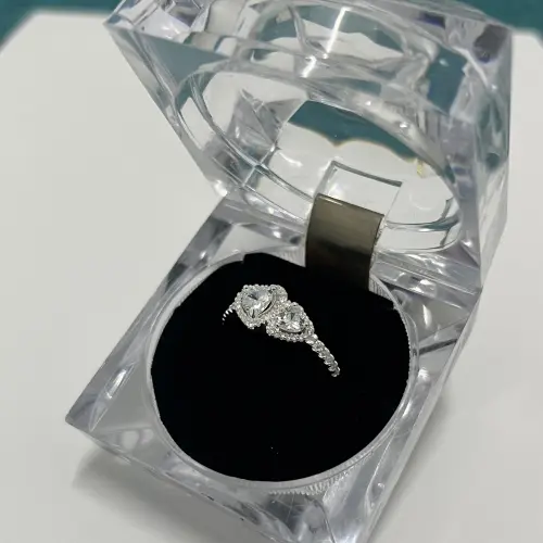 Anillo Corazones Circones Pavé — imagen 2