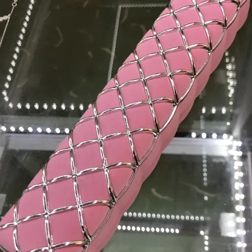 Cofre Terciopelo Rosa Plateado para Pulseras/Pandoras — imagen 1