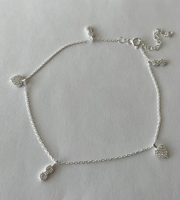 Tobillera Ajustable Tradicional Infinito Corazón Circones's foto | Sterlyn Jewels |  BizneCubano