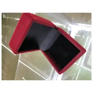 Cofre Terciopelo Rojo para Anillo de Compromiso miniatura 3