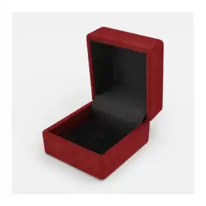 Cofre Terciopelo Rojo para Anillo de Compromiso miniatura 1