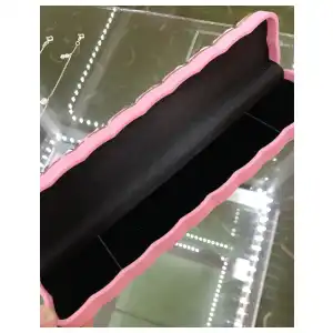 Cofre Terciopelo Rosa Plateado para Pulseras/Pandoras miniatura 2