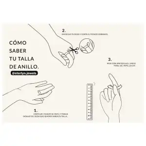 Tabla de Medidas Anillos miniatura 2