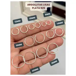 Argollas Lisas miniatura 1