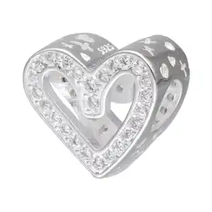 Charm Corazón Circones miniatura 1